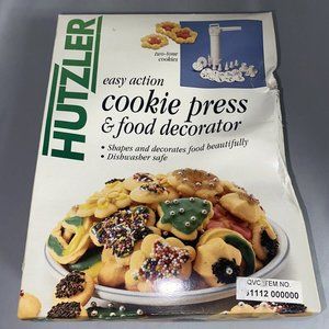 Vintage Hutzler COOKIE PRESS & Food Decorator Easy Action Complete Shooter Maker